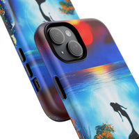 Silhouette Mermaid Ocean Case