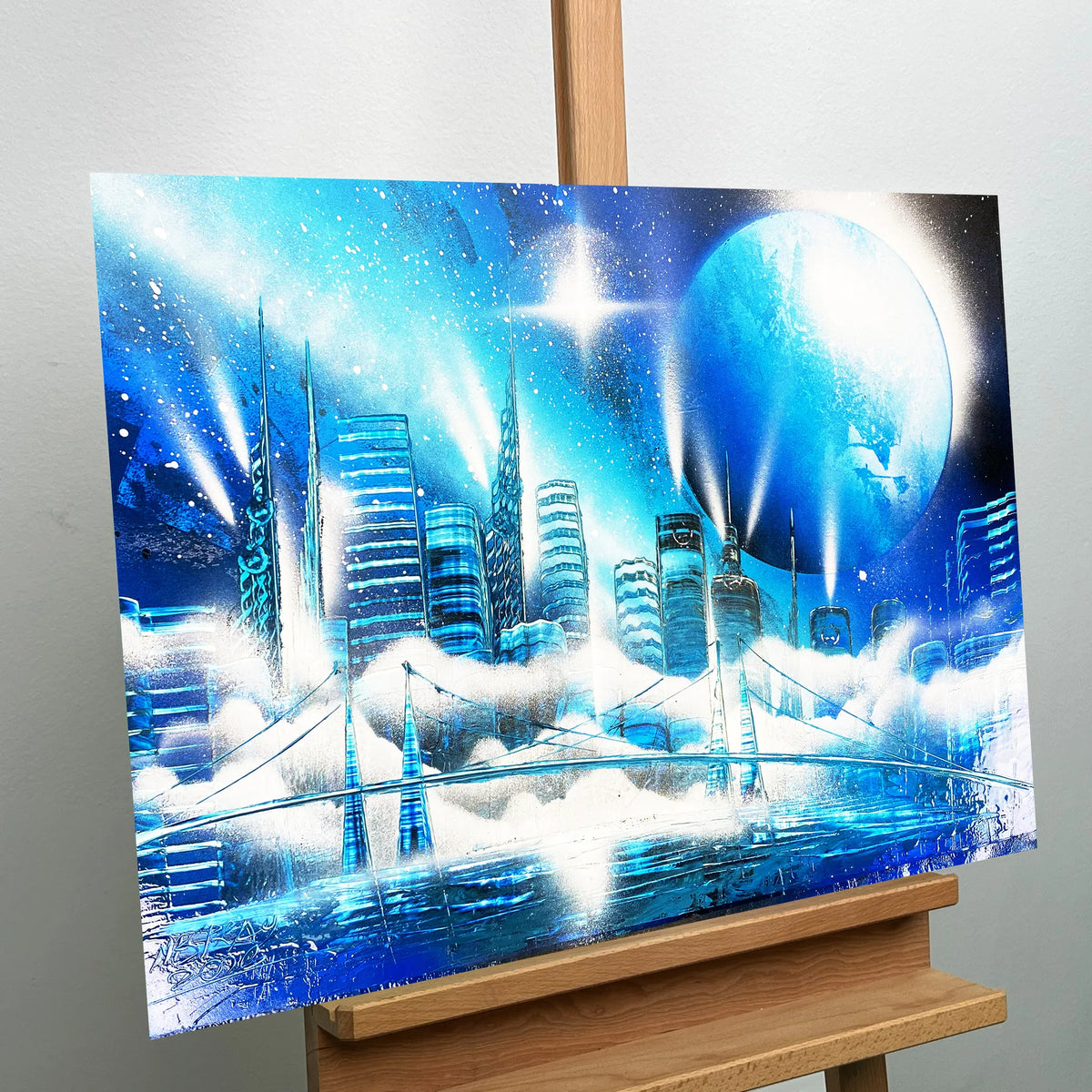 Cerulean Urban Glow