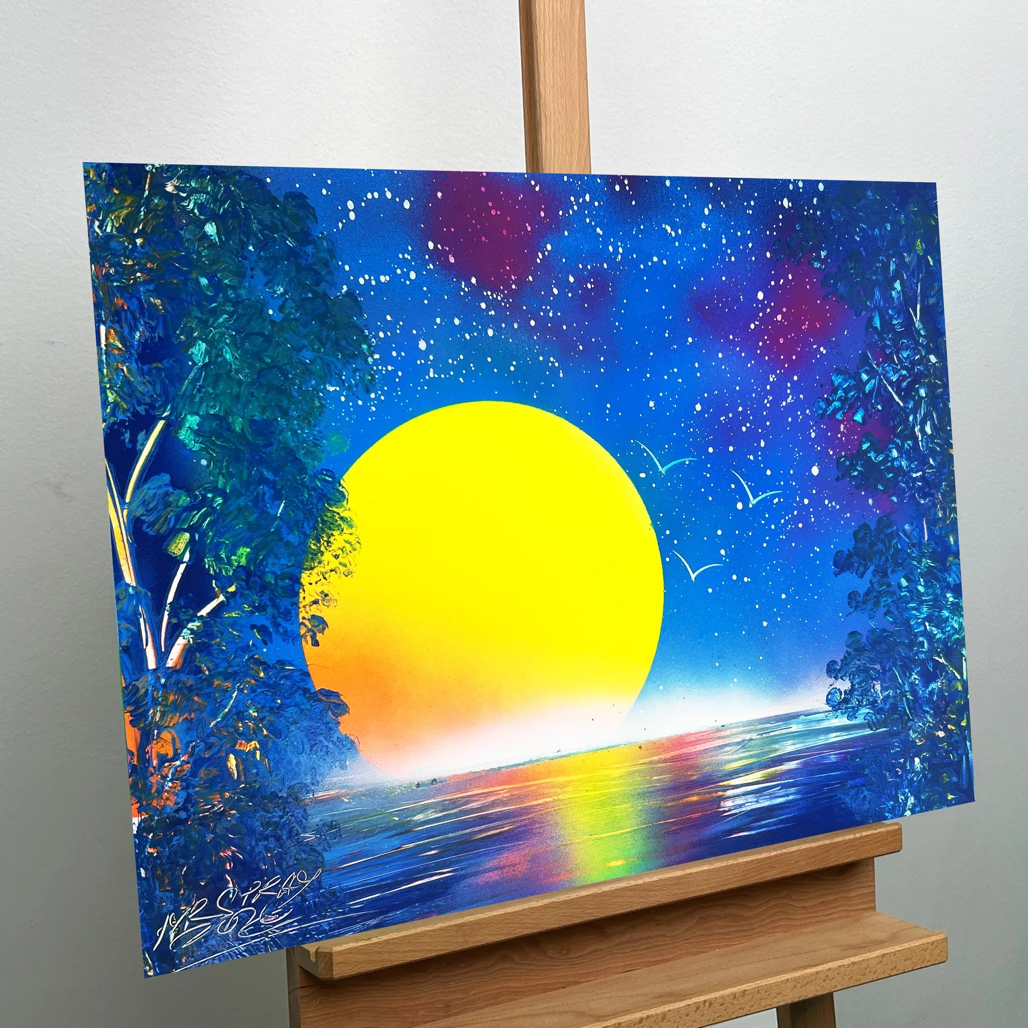 Indigo Twilight Silhouettes