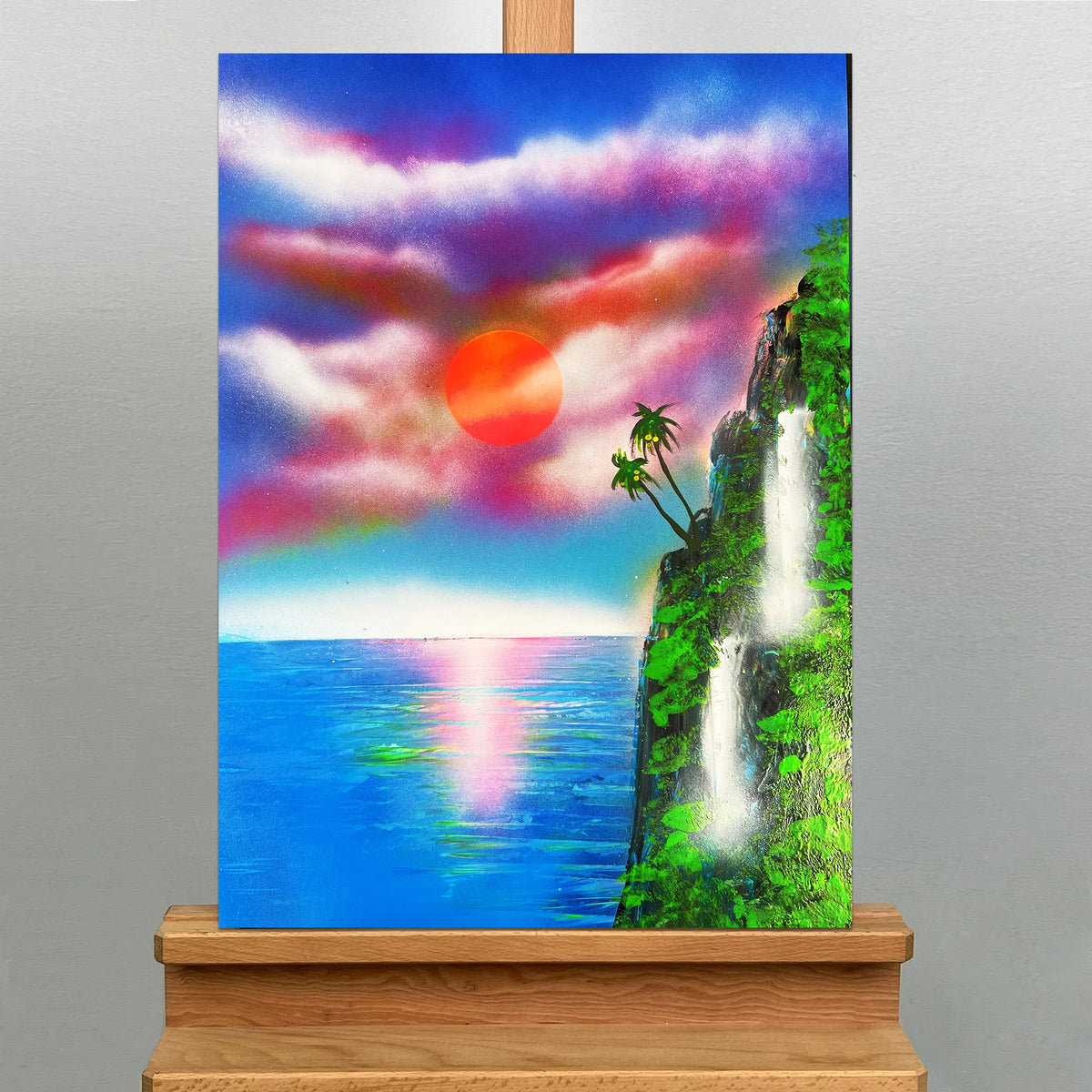 Tropical Oasis Waterfall