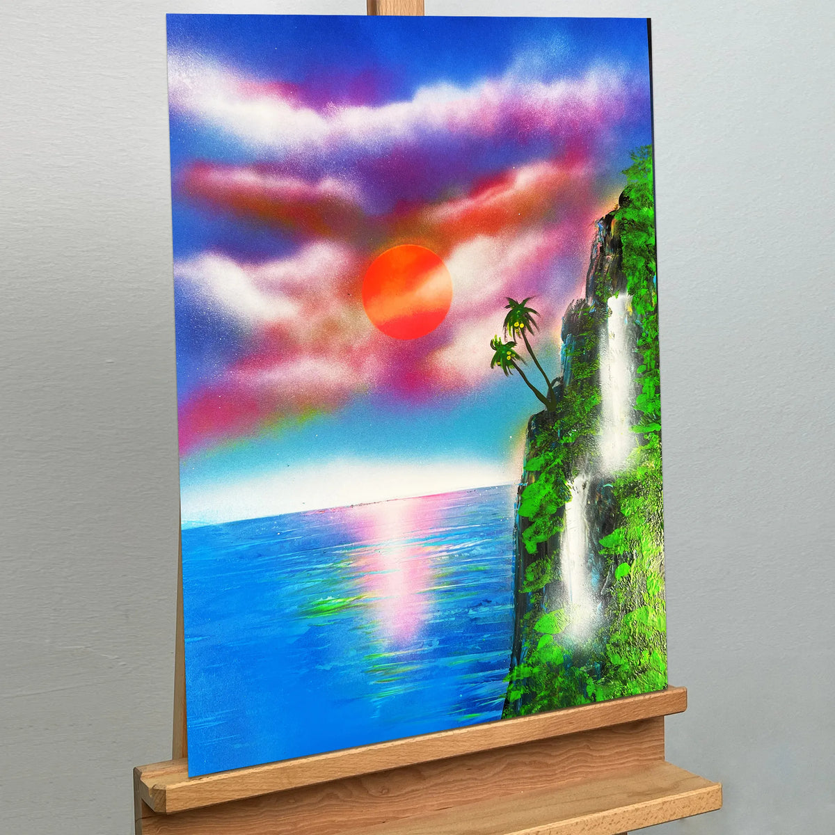 Tropical Oasis Waterfall