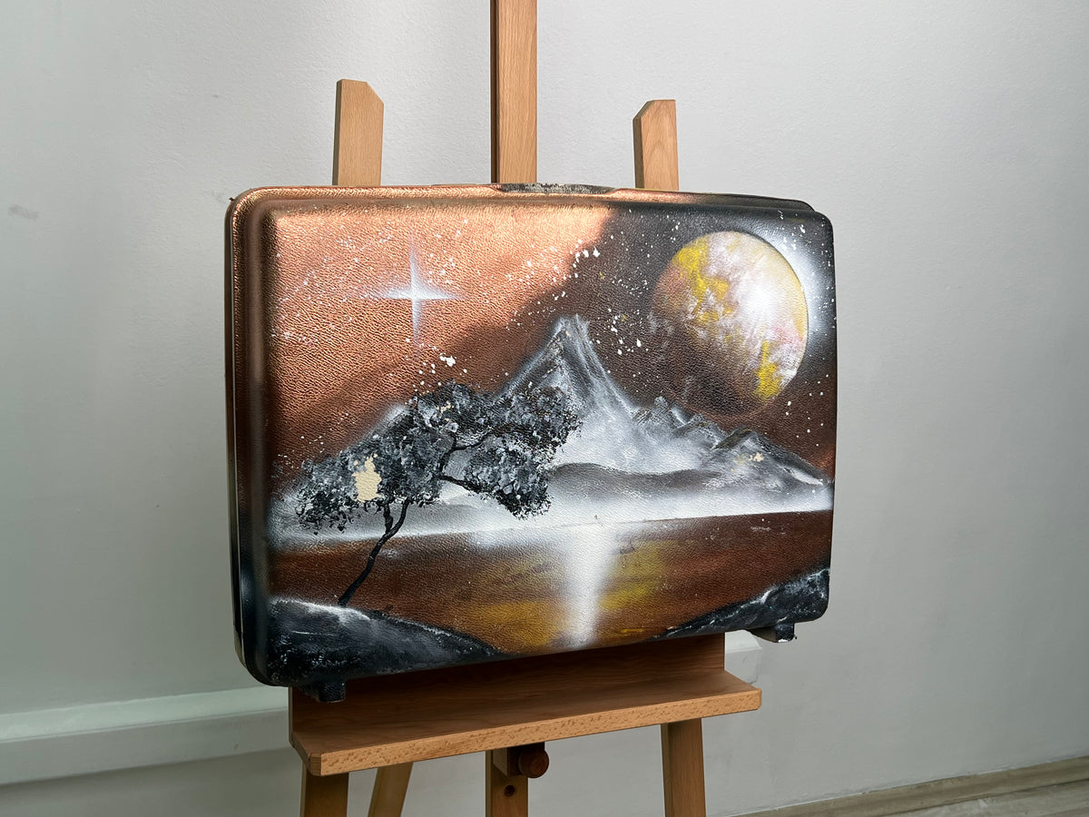 Mahogany to Rust Vertical Gradient