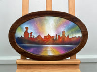 Multicolor Impressionist Oval - Belgrade