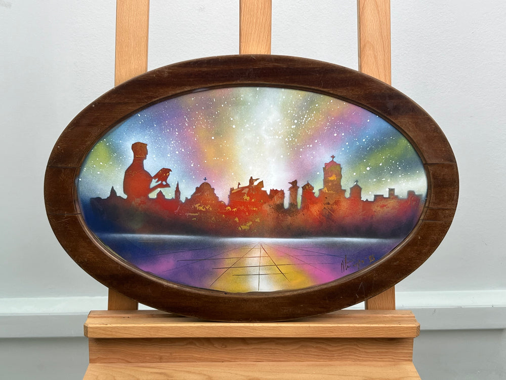 Multicolor Impressionist Oval - Belgrade