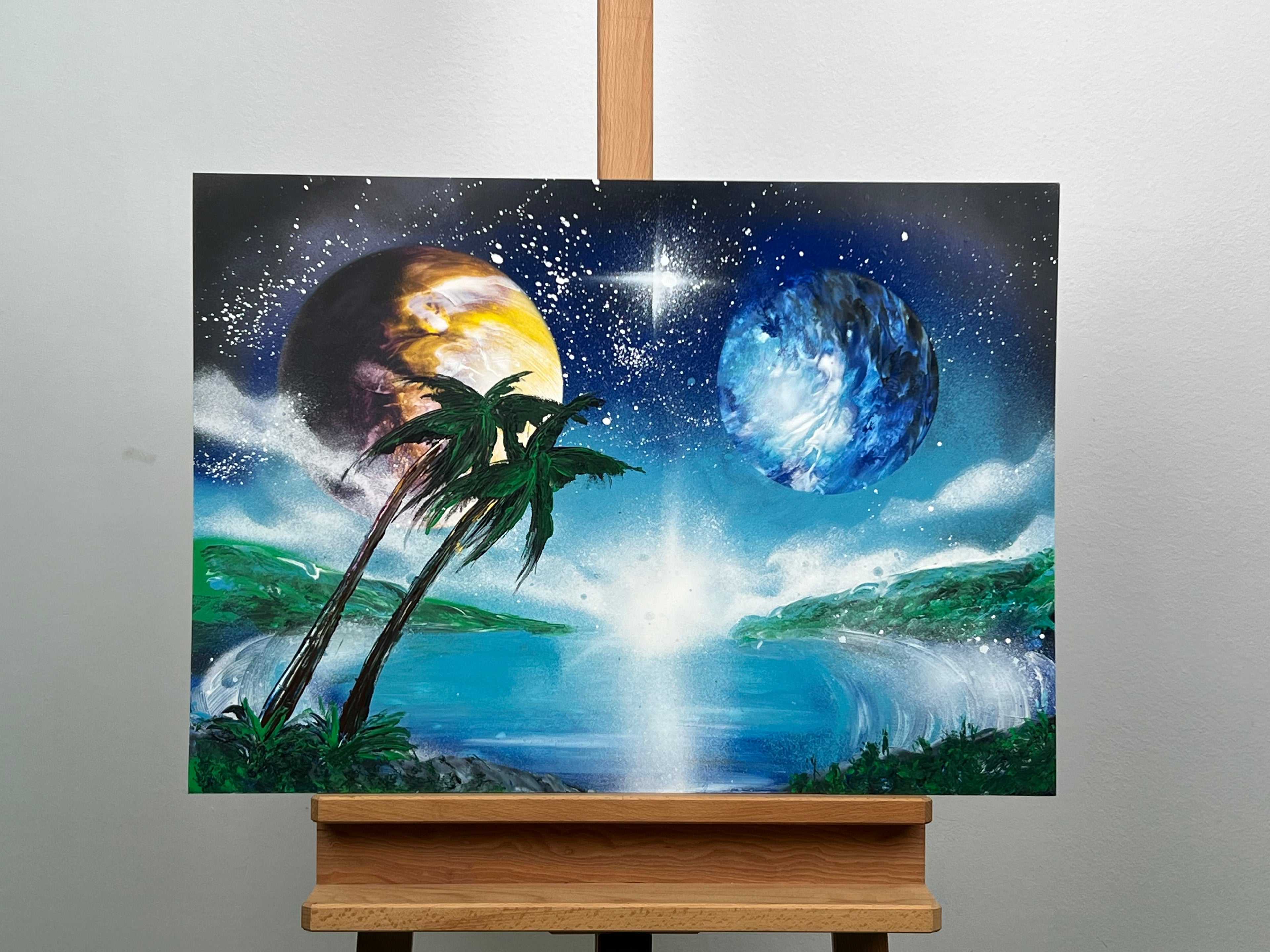 Golden Hour Tropical Sunset