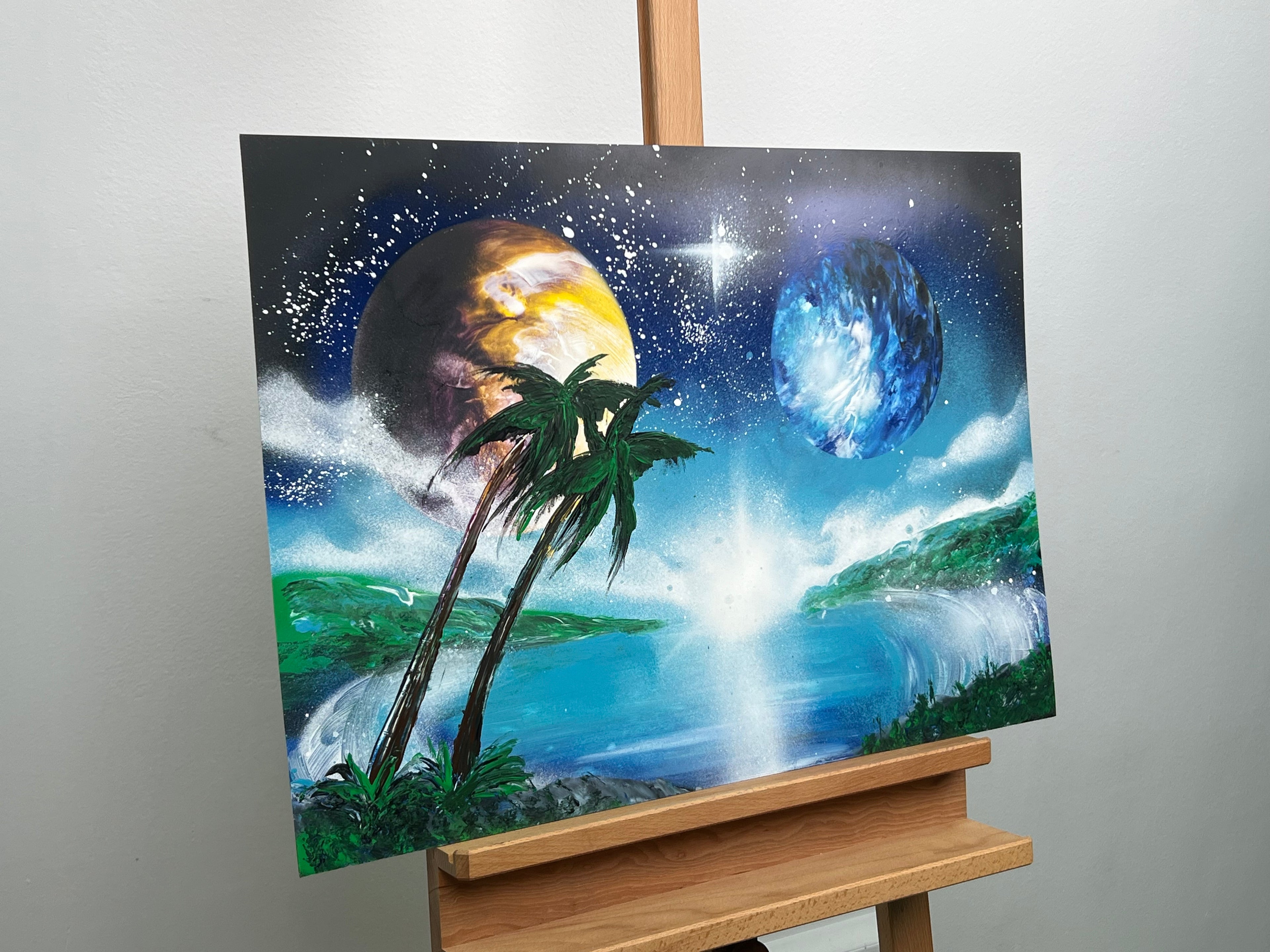 Golden Hour Tropical Sunset