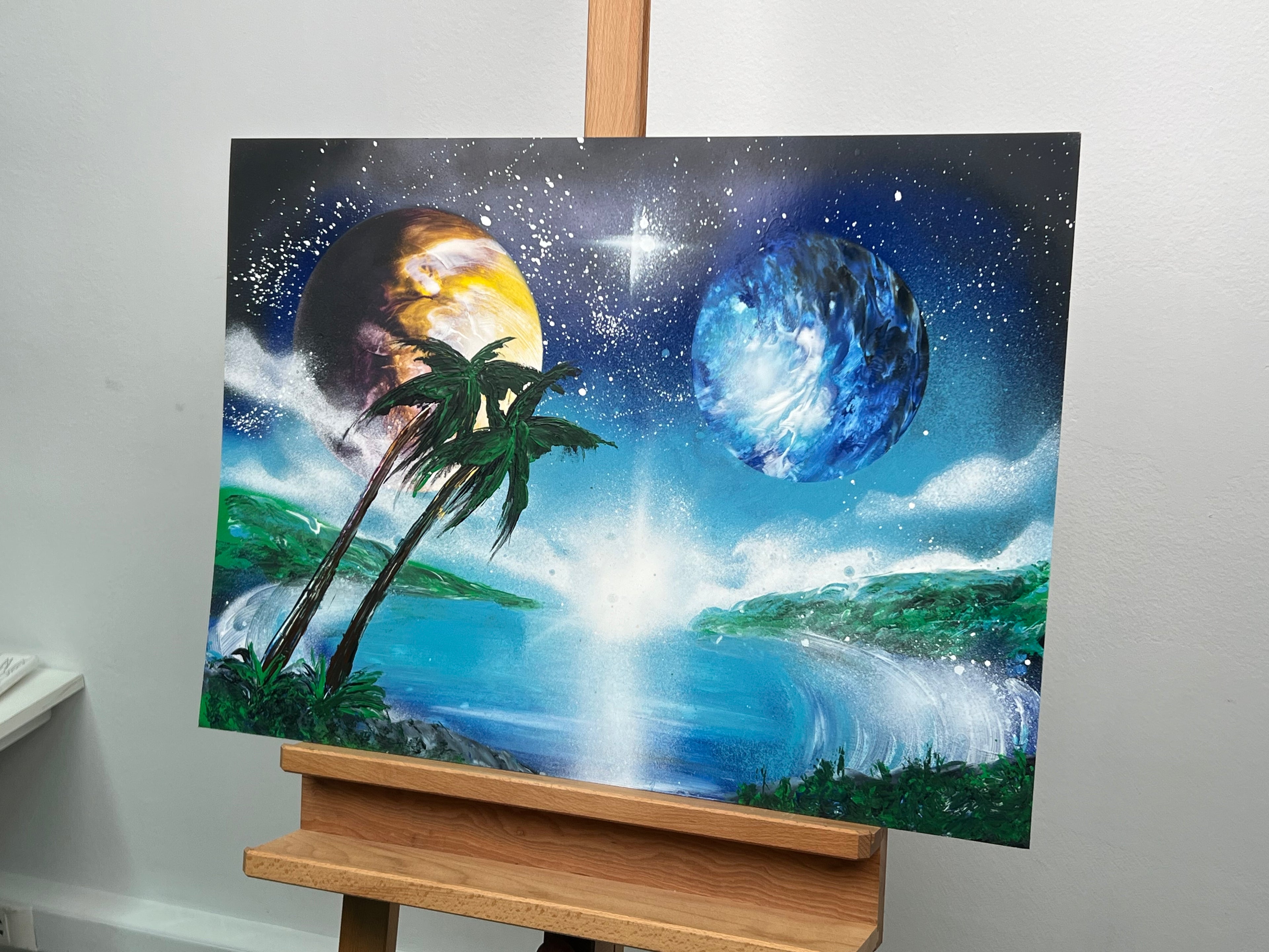 Golden Hour Tropical Sunset