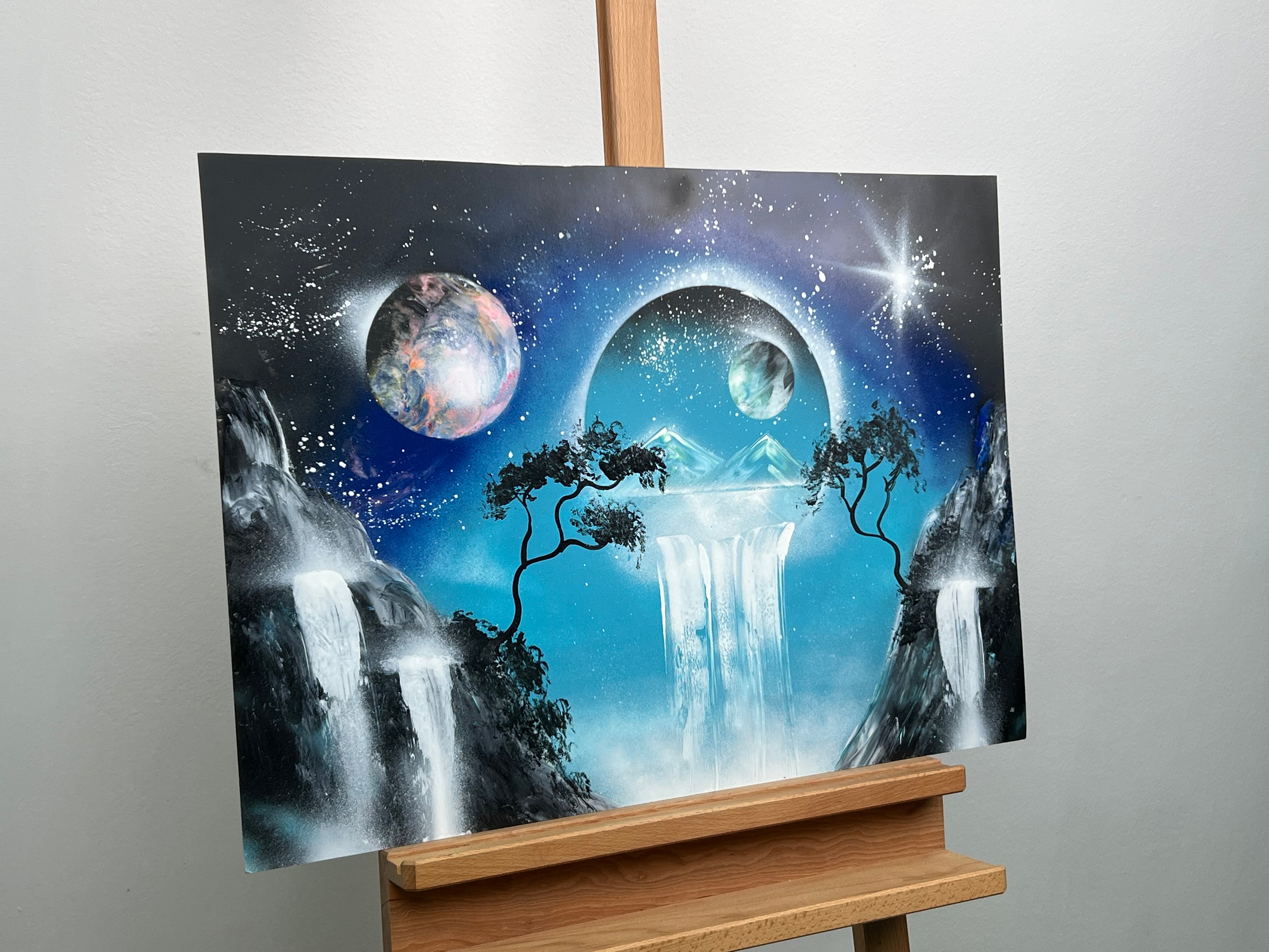 Celestial Moonlight Cascade