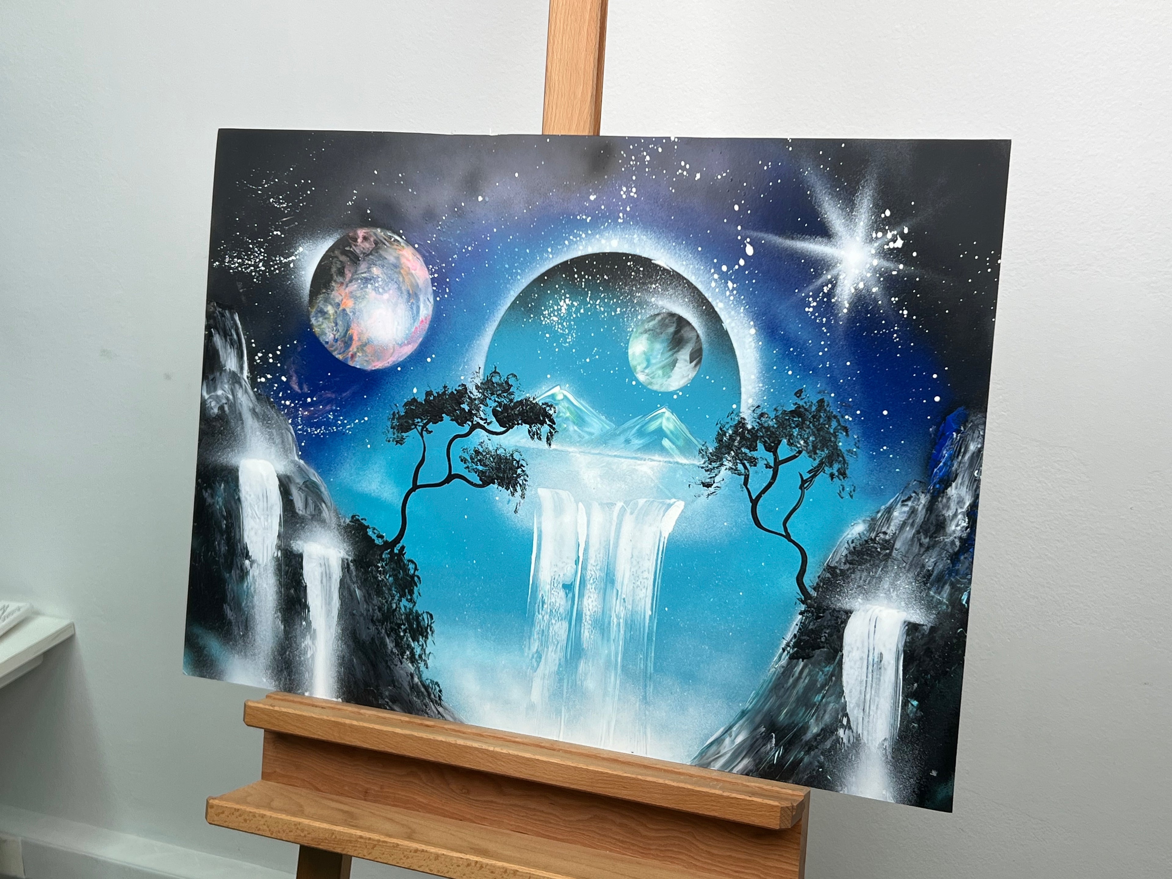 Celestial Moonlight Cascade