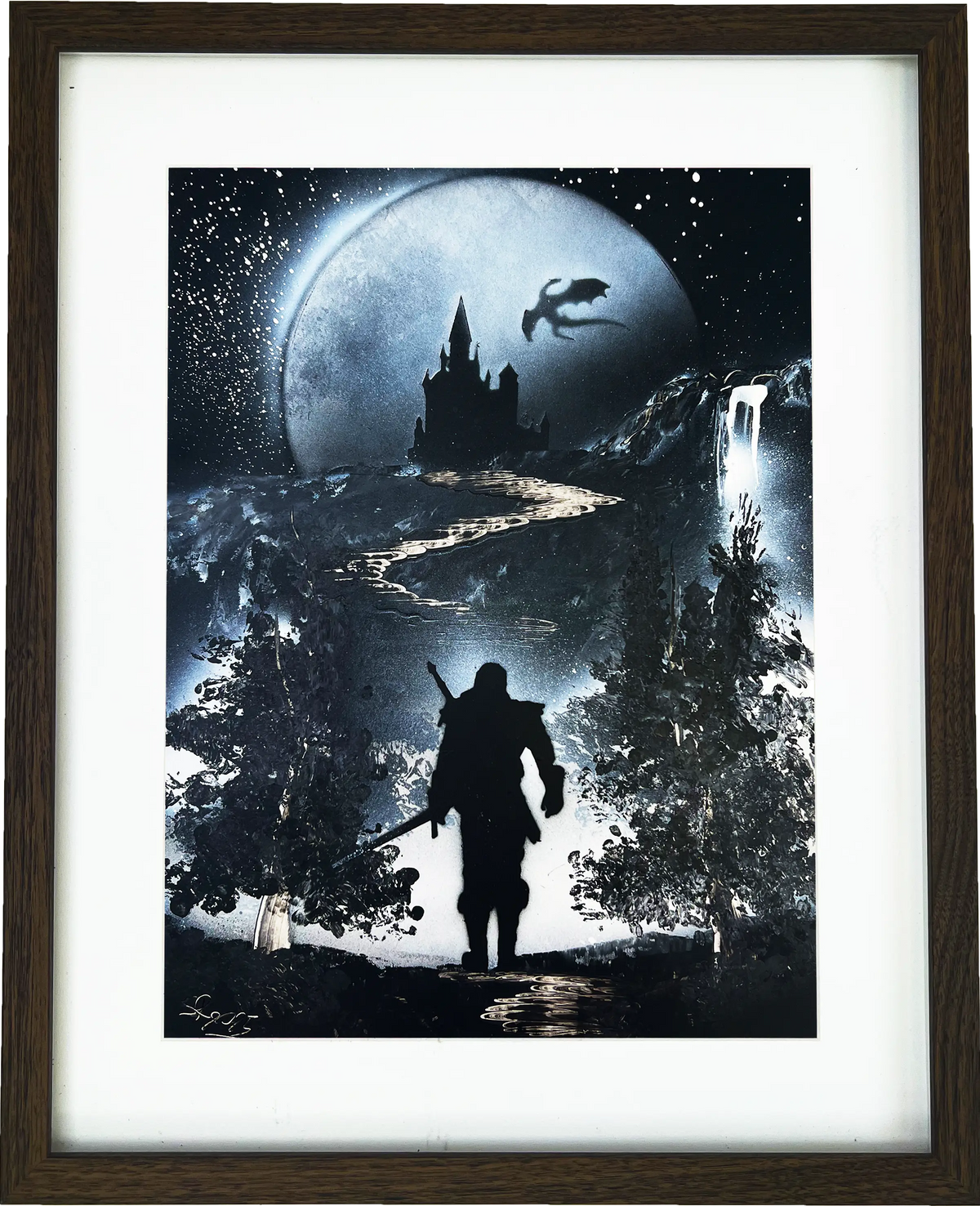 "Midnight Vanguard" - Original 35x50 [Paper]