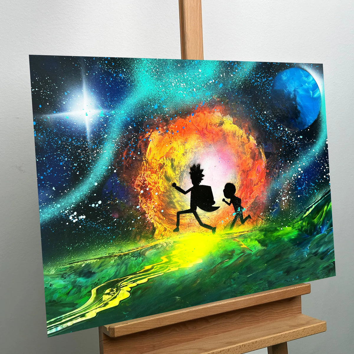 Interdimensional Lime Portal