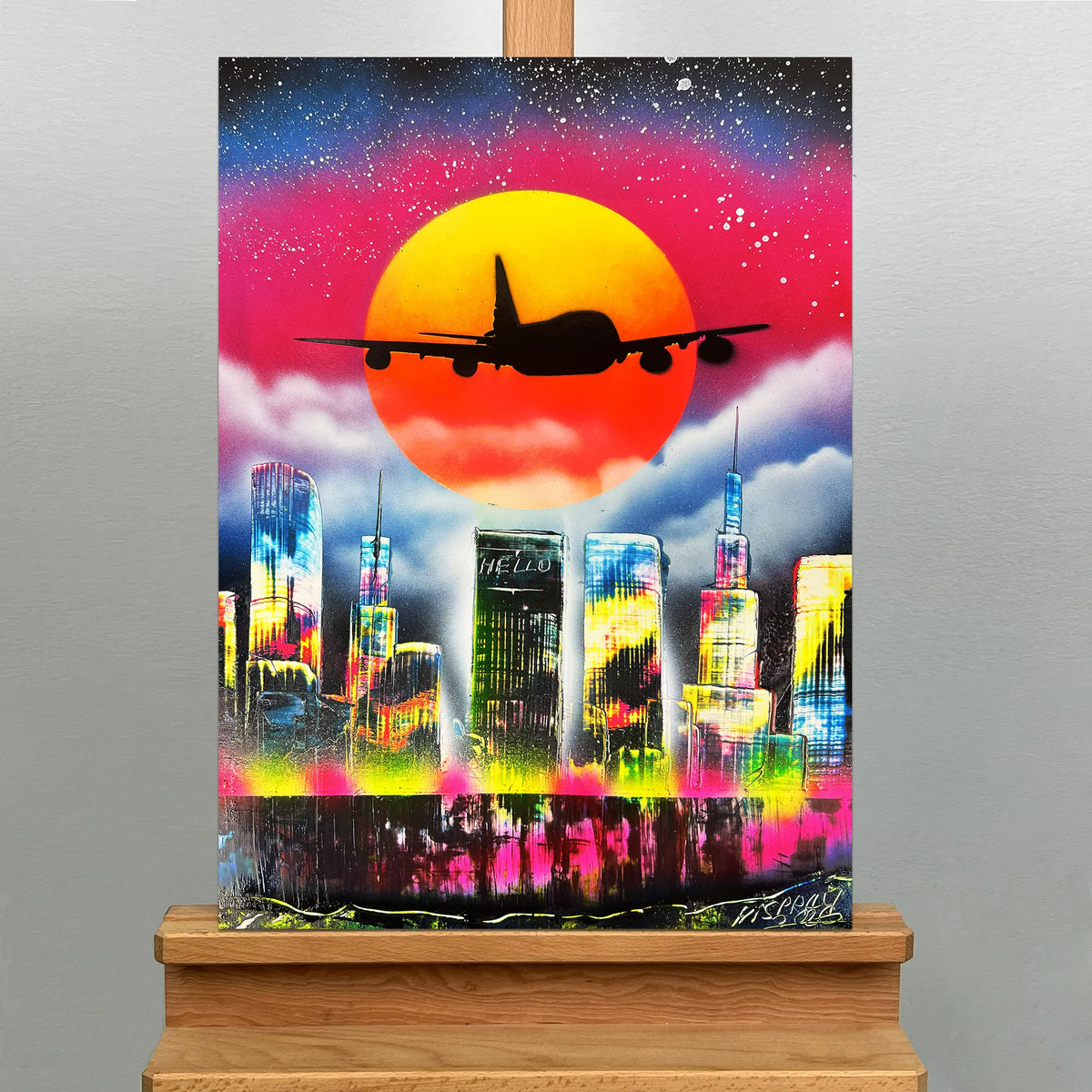 Twilight Skyline Silhouette