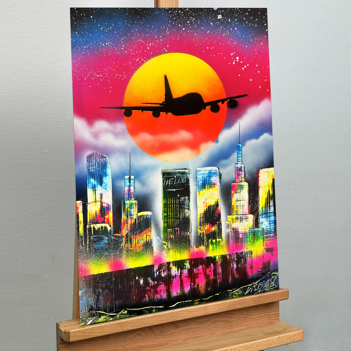 Twilight Skyline Silhouette
