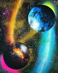 "Cosmic Convergence" - Original 35x50